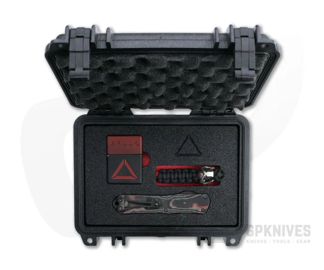 Heretic Knives Predator Manticore-E Tanto Set Battleworn DLC Red Camo Carbon Fiber OTF Automatic 4677 9 Heretic Knives Predator Manticore-E Tanto Set Battleworn DLC Red Camo Carbon Fiber OTF Automatic 4677 - Image 9