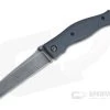 Alan Folts Linear Prototype Tier 1 Acid Washed CPM-154 Slate G10 Liner Lock Folder 4679