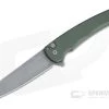 Protech Malibu Flipper Reverse Tanto GPK Exclusive Acid Wash 20CV Smooth Green Folder 5201-AW-GRN