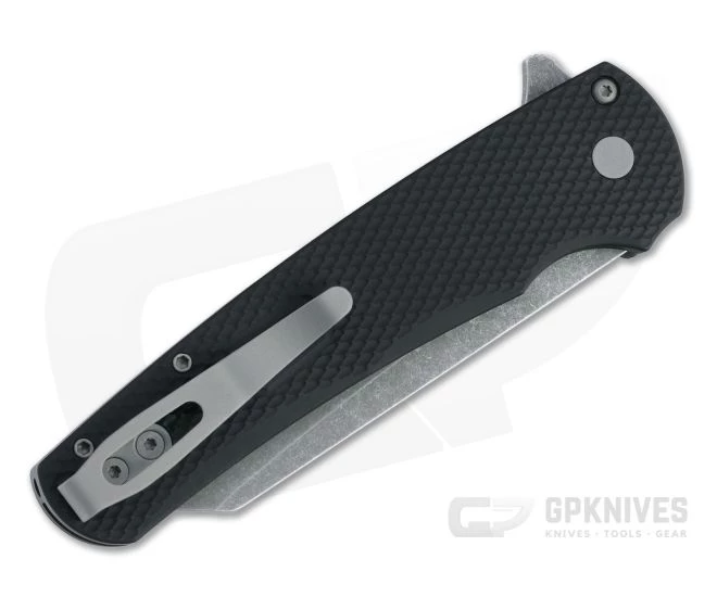 Protech Malibu Flipper Reverse Tanto GPK Exclusive Acid Wash 20CV Textured Black Folder 5205-AW 2 Protech Malibu Flipper Reverse Tanto GPK Exclusive Acid Wash 20CV Textured Black Folder 5205-AW - Image 2