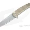 Protech Malibu Reverse Tanto Stonewashed 20CV Aluminum Bronze Button Lock Flipper 5210-BRZ
