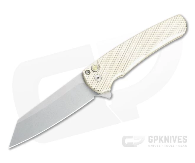 Protech Malibu Flipper Reverse Tanto Stonewashed 20CV Textured Bronze Aluminum Folder 5211 1 Protech Malibu Flipper Reverse Tanto Stonewashed 20CV Textured Bronze Aluminum Folder 5211