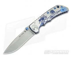 Spartan Harsey Folder Special Edition Blue Kraken Stonewashed S35VN 01