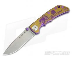 Spartan Harsey Folder Special Edition Purple Kraken Stonewashed S35VN