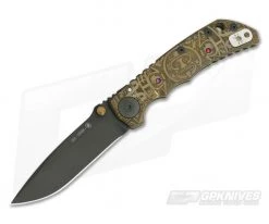 Spartan Harsey Folder Special Edition Bronze Mayan Black PVD S35VN