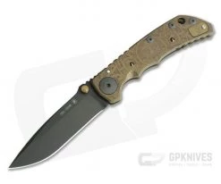 Spartan Harsey Folder Special Edition Bronze Mayan Black Stones PVD S35VN