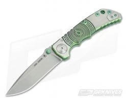 Spartan Harsey Folder Special Edition Green Spartan Shield Stonewashed S35VN