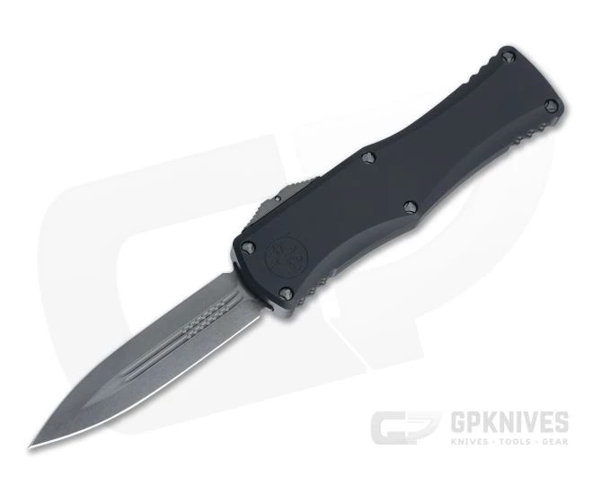 Microtech Hera D/E Shadow DLC Standard Tritium Button Inlay OTF Automatic Knife 702-1DLCTSH 1 Microtech Hera D/E Shadow DLC Standard Tritium Button Inlay OTF Automatic Knife 702-1DLCTSH