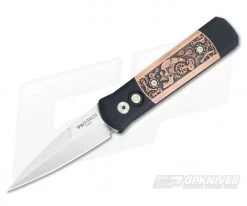 Protech Godson Copper Steampunk Limited Automatic Knife 7SP-4