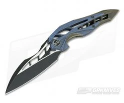 Limited Edition Knives Sales 2022 4 WE Knives Arrakis Isham 906B Flipper Blue Bronze Titanium Black Stonewash M390