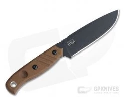 TOPS BAJA 4.5 Reserve Edition Tan Canvas Micarta Fixed Blade Knife -Limited Edition Knives Sales 2022 baja 4.5r 3