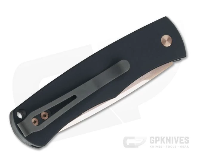 Protech BR-1 Magic Whiskers Textured Bolster Release Rose Gold PVD Plain Edge Automatic BR-1RG 2 Protech BR-1 Magic Whiskers Textured Bolster Release Rose Gold PVD Plain Edge Automatic BR-1RG - Image 2