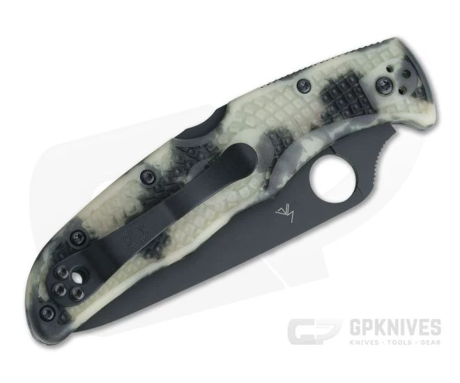 Spyderco Endura 4 Limited Glow-In-the-Dark Zome FRN Black TiCN VG10 C10ZFPGITDBK 2 Spyderco Endura 4 Limited Glow-In-the-Dark Zome FRN Black TiCN VG10 C10ZFPGITDBK - Image 2