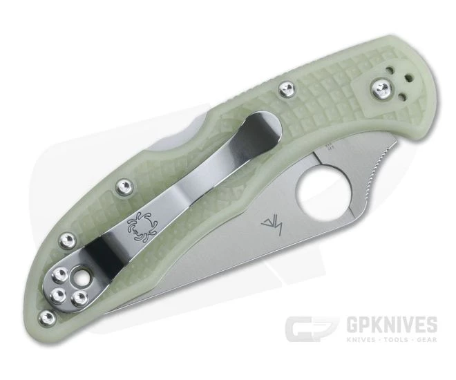 Spyderco Delica 4 Limited Glow-In-The-Dark FRN C11FPGITD 2 Spyderco Delica 4 Limited Glow-In-The-Dark FRN C11FPGITD - Image 2