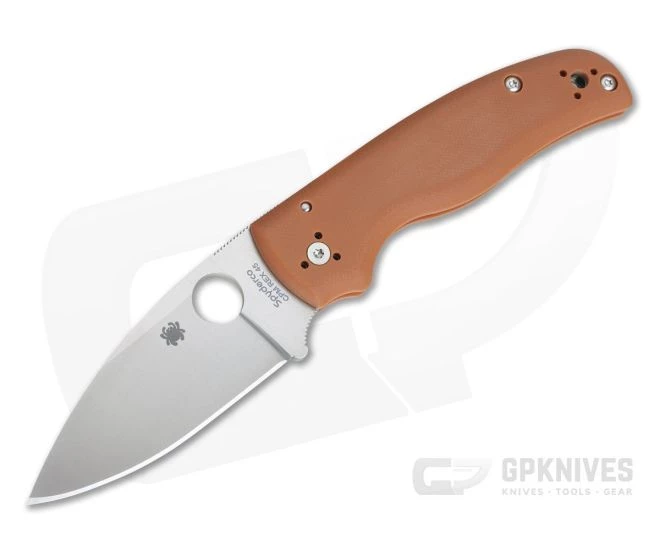 Spyderco Shaman Sprint Burnt Orange G10 CPM REX 45 Compression Lock C229GPBORE 1 Spyderco Shaman Sprint Burnt Orange G10 CPM REX 45 Compression Lock C229GPBORE