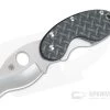 Spyderco Cricket Black Nishijin glass fiber VG10 Frame Lock Folder C29GFP