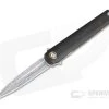 MKM Zieba Flame Limited Dagger Bifrost Damasteel Space Coral Carbon Fiber Frame Lock Flipper FL02-D