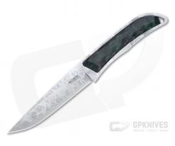 Mcusta Platinum Label Slim Line San Mai VG10 Green Wood Fixed Blade FWD-G-01