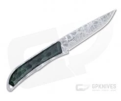 Mcusta Platinum Label Slim Line San Mai VG10 Green Wood Fixed Blade FWD-G-01 -Limited Edition Knives Sales 2022 fwd g 01 3