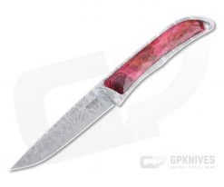 Mcusta Platinum Label Slim Line San Mai VG10 Red Wood Fixed Blade FWD-R-02