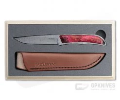 Mcusta Platinum Label Slim Line San Mai VG10 Red Wood Fixed Blade FWD-R-02 -Limited Edition Knives Sales 2022 fwd r 02 4