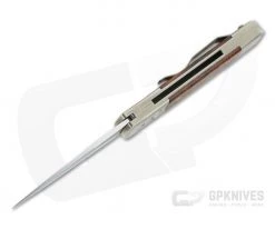 Protech Godson Titanium Custom Automatic Satin Blade Bronze Anodized Frame Desert Ironwood Inlays -Limited Edition Knives Sales 2022 godson 01 3