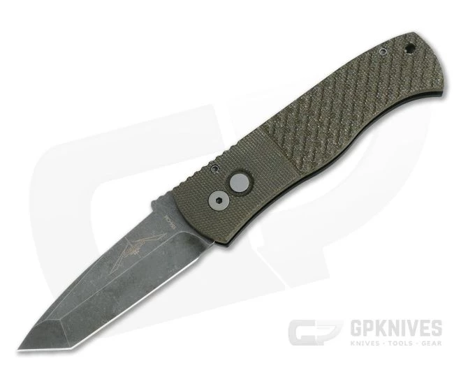 Protech Emerson GPK Exclusive CQC-7 Acid Wash Tanto Point Textured Micarta Top Automatic Knife GP-CQC7-T2 1 Protech Emerson GPK Exclusive CQC-7 Acid Wash Tanto Point Textured Micarta Top Automatic Knife GP-CQC7-T2