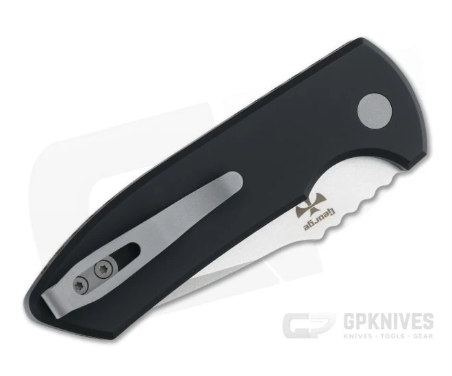 Protech Knives Les George SBR Stonewashed S35VN GPKnives Exclusive Green Micarta Top Automatic Knife 2 Protech Knives Les George SBR Stonewashed S35VN GPKnives Exclusive Green Micarta Top Automatic Knife - Image 2