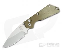Protech GPKnives Exclusive Strider SnG Green Micarta Top Stonewashed Blade Automatic Knife GP-SNG-01