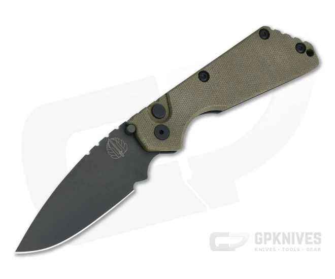 Protech GPKnives Exclusive Strider SnG Green Micarta Top Plain DLC Blade Automatic Knife GP-SNG-03 1 Protech GPKnives Exclusive Strider SnG Green Micarta Top Plain DLC Blade Automatic Knife GP-SNG-03