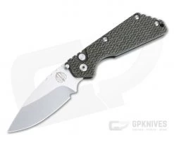 Protech GPKnives Exclusive Strider SnG Green Textured Micarta Top Stonewashed Blade Automatic Knife GP-SNG-08