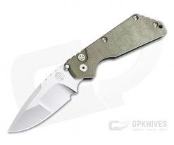 Protech GPKnives Exclusive Strider SnG Green Micarta Compound Ground Mirror Polished Automatic Knife