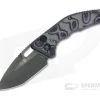 Heretic Knives Medusa Tanto Battle Worn DLC Elmax Purple Camo Carbon Fiber Automatic Knife H011-6A-PUCF