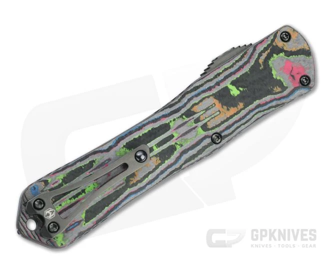 Heretic Knives Manticore-X Black DLC Bowie Awesome 80's Camo Carbon OTF Automatic H030B-6A-CF80S 3 Heretic Knives Manticore-X Black DLC Bowie Awesome 80's Camo Carbon OTF Automatic H030B-6A-CF80S - Image 3