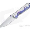 Chris Reeve Large Sebenza 21 "Night Sky" w/Mother of Pearl Cabochon Unique Graphic 1112-014