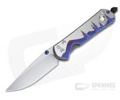 Chris Reeve Large Sebenza 21 "Night Sky" Shooting Star w/MOP Unique Graphic 1112-015