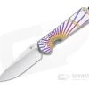 Chris Reeve Large Sebenza 31 S45VN Unique Graphic Titanium Folding Knife 011