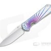 Chris Reeve Large Sebenza 31 S45VN Unique Graphic Titanium Folding Knife 012