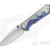 Chris Reeve Large Sebenza 31 Unique Graphic Shooting Star Night Sky w/ MOP Cabochon Drop Point