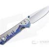 Chris Reeve Large Sebenza 31 Left Hand Night Sky S45VN MOP Inlay Unique Graphic Folding Knife 001