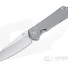 Chris Reeve Large Sebenza 31 Sprint Insingo S35VN Glass Blast Titanium Folder