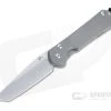 Chris Reeve Large Sebenza 31 Sprint Tanto S35VN Glass Blast Titanium Folder