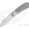 Pena Knives X-Series Lanny's Clip Front Flipper Satin M390 Green Canvas Micarta