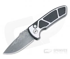 Protech Knives Les George SBR Custom Two-Tone Steel Nichols Damascus LG455