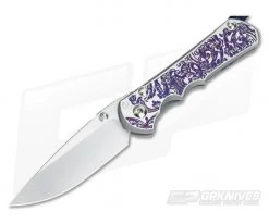 Chris Reeve Large Inkosi Limited CAD Custom Purple Scroll 1020-002
