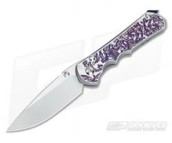 Chris Reeve Large Inkosi Limited CAD Custom Purple Scroll 1020-003