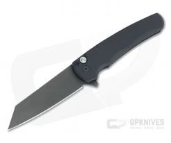 Protech Malibu Reverse Tanto Blade Show 2021 DLC 20CV Black Button Lock Flipper BS2021