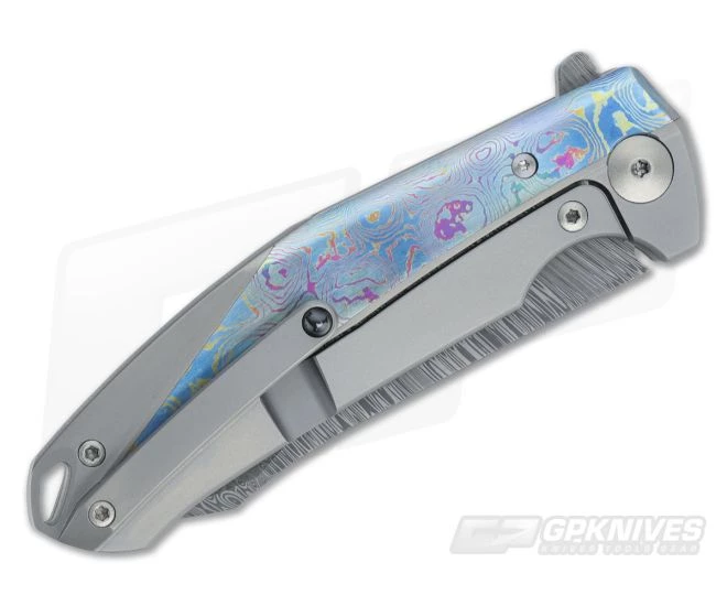 Reate New Prototype Frame Lock Flipper Damascus 2 Reate New Prototype Frame Lock Flipper Damascus - Image 2