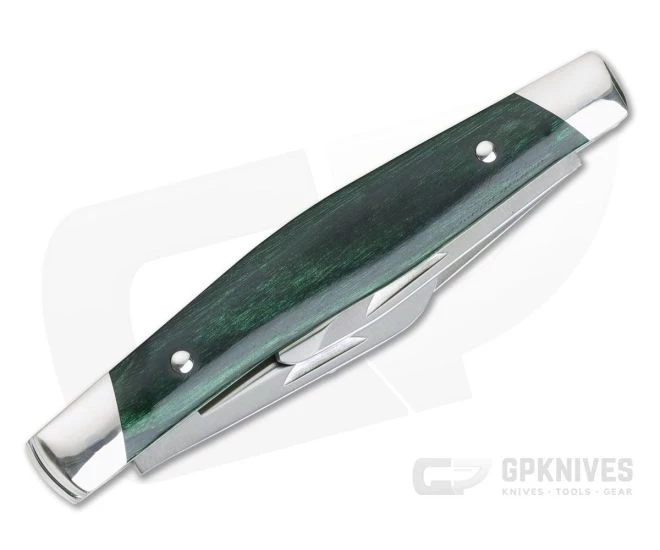 Remington 2020 Stockman Bullet Knife Green Wood Handle 420HC Blade R50036 2 Remington 2020 Stockman Bullet Knife Green Wood Handle 420HC Blade R50036 - Image 2