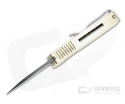 Protech Runt 5 Damascus Wharncliffe Blade 2022 LTD #27 Textured Bronze Aluminum Automatic R5111-D 5 Protech Runt 5 Damascus Wharncliffe Blade 2022 LTD #27 Textured Bronze Aluminum Automatic R5111-D -Limited Edition Knives Sales 2022 r5111 d 3